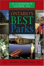 Cover of: A Camper's Guide to Ontario's Best Parks by Donna Carpenter
