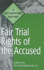 Cover of: Fair trial rights of the accused | 