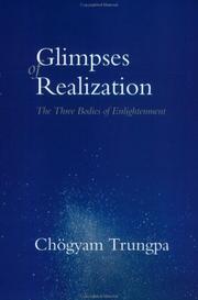 Cover of: Glimpses of Realization by Chögyam Trungpa