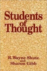 Cover of: Students of thought: personal journeys