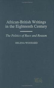 Cover of: African-British writings in the eighteenth century: the politics of race and reason