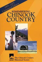 Cover of: Remembering Chinook country by the Chinook Country Historical Society.