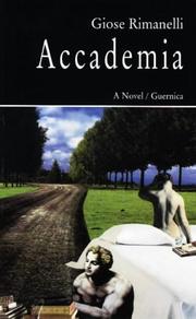 Cover of: Accademia by Giose Rimanelli
