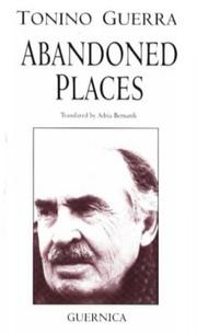 Cover of: Abandoned places: poems