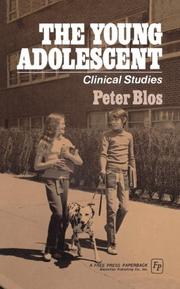 Cover of: Young Adolescent by Peter Blos, Peter Blos