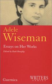 Adele Wiseman by Ruth Panofsky