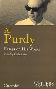 Cover of: Al Purdy: essays on his works
