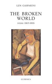 Cover of: The broken world: poems, 1967-1998