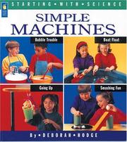 Cover of: Simple Machines (Starting with Science)