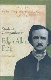 Student companion to Edgar Allan Poe by Tony Magistrale