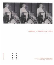 Cover of: Readings in health care ethics