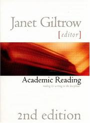 Cover of: Academic reading by Janet Lesley Giltrow