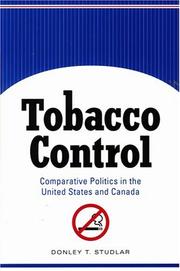 Tobacco control by Donley T. Studlar