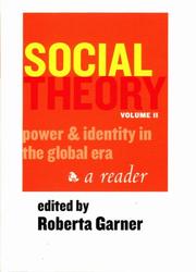 Cover of: Social theory by edited by Roberta Garner.
