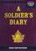 Cover of: A soldier's diary