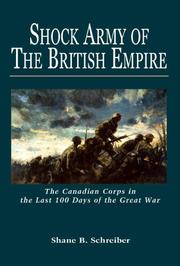 Cover of: SHOCK ARMY OF THE BRITISH EMPIRE by Shane Schreiber