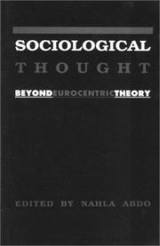 Cover of: Sociological thought: beyond Eurocentric theory