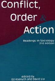 Cover of: Conflict, Order and Action by Edward Ksenych, Ed Ksenych, David Liu, Ed Ksenych, David Liu