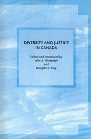 Cover of: Diversity and justice in Canada