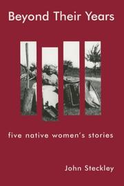 Cover of: Beyond their years: five Native women's stories