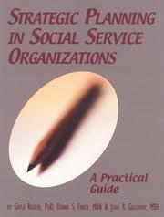 Cover of: Strategic Planning in Social Service Organizations: A Practical Guide
