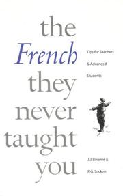Cover of: French They Never Taught You