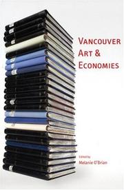 Cover of: Vancouver Art & Economies by Melanie O'Brian