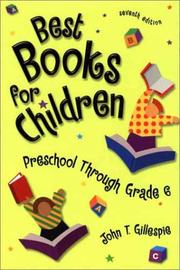 Cover of: Best Books for Children: Preschool Through Grade 6 Seventh Edition