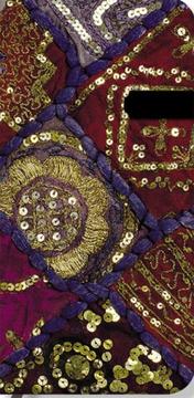 Cover of: Tribal Embroidery Sequined Sapphire Slim Lined (Tribal Embroidery Collection) | The Paperblanks Book Company