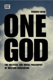 Cover of: One God by Ernesto Lorca