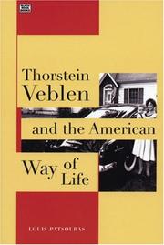 Cover of: Thorstein Veblen and the American Way of Life