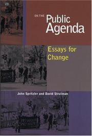 Cover of: On The Public Agenda: Essays For Change