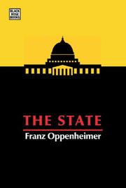 Cover of: State by Franz Oppenheimer, Franz Oppenheimer