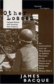 Cover of: Other Losses by James Bacque