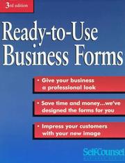 Cover of: Ready-To-Use Business Forms: A Complete Package for the Small Business