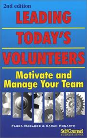 Cover of: Leading Today's Volunteers : (Motivate and Manage Your Team)
