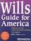 Cover of: Wills guide for america