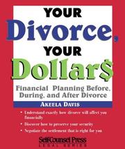 Cover of: Your Divorce, Your Dollars: Financial Planning Before, During, and After Divorce (Self-Counsel Reference Series)