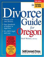 Cover of: Divorce Guide for Oregon (Divorce Guide and Forms for Oregon)