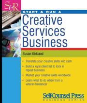 Cover of: Start & Run A Creative Services Business