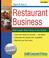 Cover of: Start & Run a Restaurant Business