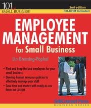 Cover of: Employee Management for Small Business (Numbers 101 for Small Business) by Lin Grensing-Pophal