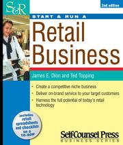 Cover of: Start & Run a Retail Business (Start & Run a) (Start & Run a)