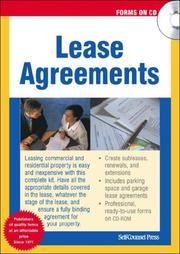 Cover of: Lease Agreements