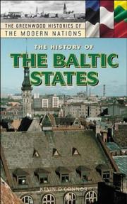 Cover of: The history of the Baltic States by Kevin O'Connor