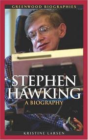 Cover of: Stephen Hawking: A Biography (Greenwood Biographies)