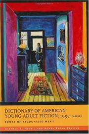 Cover of: Dictionary of American young adult fiction, 1997-2001: books of recognized merit