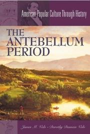 Cover of: The Antebellum Period