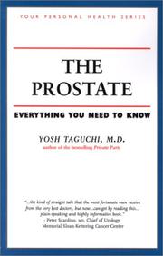 Cover of: The Prostate by Yosh Taguchi, Yosh Taguchi