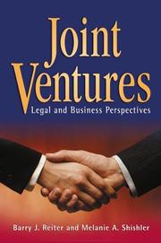 Cover of: Joint Ventures: Legal and Business Perspectives